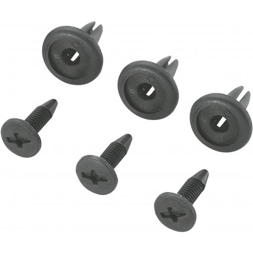 TRU COMPONENTS TC-10820832 rozpínací nýt Ø otvoru 6.3 mm černá 100 ks