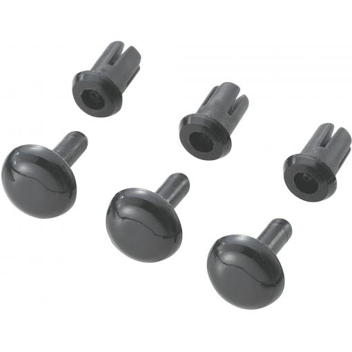 TRU COMPONENTS TC-SRR-465K203 TC-10820824 rozpínací nýt Ø otvoru 4 mm černá 1000 ks