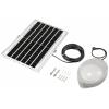 Sygonix SY-5596934 venkovní solární nástěnné osvětlení s PIR senzorem LED 10 W šedá