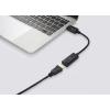 Renkforce RF-5596324 DisplayPort / HDMI adaptér [1x zástrčka DisplayPort - 1x HDMI zásuvka] černá 4K UHD 23 cm