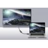 Renkforce RF-5596324 DisplayPort / HDMI adaptér [1x zástrčka DisplayPort - 1x HDMI zásuvka] černá 4K UHD 23 cm