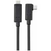 Renkforce optický Kabel USB-C USB 3.2 Gen2 USB-C ® zástrčka jednostranně zahnutý 10.00 m černá RF-5625884