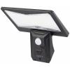 Sygonix SY-5626570 venkovní solární nástěnné osvětlení s PIR senzorem LED pevně vestavěné LED 6 W černá
