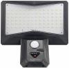 Sygonix SY-5626570 venkovní solární nástěnné osvětlení s PIR senzorem LED pevně vestavěné LED 6 W černá