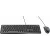 Logitech MK120 USB sada klávesnice a myše odolné proti stříkající vodě US anglická, QWERTY černá