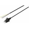 Sygonix SY-5768434 napájecí kabel černá 3 m