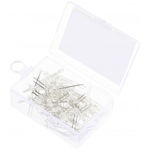 TRU COMPONENTS LED s vývody teplá bílá kulatý 3 mm 14400 mcd 30 ° 20 mA 2.7 V, 3.4 V
