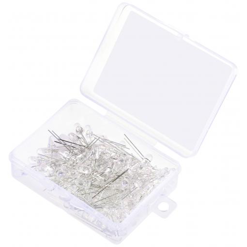 TRU COMPONENTS LED s vývody studená bílá kulatý 5 mm 19000 mcd 30 ° 20 mA 2.7 V, 3.4 V