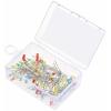 TRU COMPONENTS LED s vývody červená, žlutá, modrá, žlutozelená, teplá bílá kulatý 3 mm 55 mcd, 330 mcd, 420 mcd, 2500 mcd, 14400 mcd 30 ° 20 mA 1.8 V, 2.4 V,
