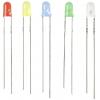 TRU COMPONENTS LED s vývody červená, žlutá, modrá, žlutozelená, teplá bílá kulatý 3 mm 55 mcd, 330 mcd, 420 mcd, 2500 mcd, 14400 mcd 30 ° 20 mA 1.8 V, 2.4 V,