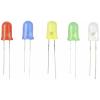 TRU COMPONENTS LED s vývody červená, žlutá, modrá, žlutozelená, teplá bílá kulatý 5 mm 90 mcd, 420 mcd, 2180 mcd, 19000 mcd 30 ° 20 mA 1.8 V, 2.4 V, 2.7 V, 3.4