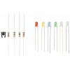 TRU COMPONENTS LED s vývody červená, žlutá, modrá, žlutozelená, teplá bílá, studená bílá kulatý 3 mm 55 mcd, 330 mcd, 420 mcd, 2500 mcd, 14400 mcd 30 ° 20 mA