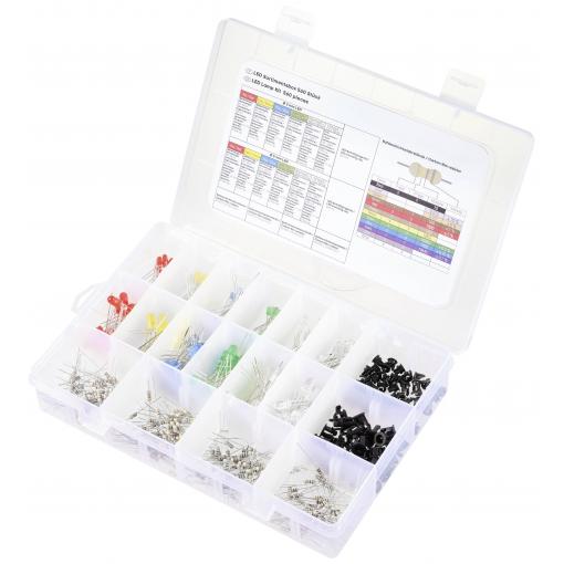 TRU COMPONENTS LED s vývody červená, žlutá, modrá, žlutozelená, teplá bílá, studená bílá kulatý 3 mm, 5 mm 55 mcd, 330 mcd, 420 mcd, 2500 mcd, 14400 mcd 30 °