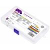 TRU COMPONENTS sada LED červená, žlutá, zelená, modrá, teplá bílá, studená bílá kulatý 5 mm 150 mcd, 400 mcd, 600 mcd, 800 mcd, 20000 mcd 20 mA 2 V, 3 V