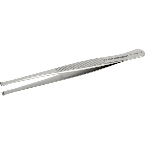 Lindström TL 582-SA montážní pinzeta, 582, plochá-široká, zahnutá, 115 mm