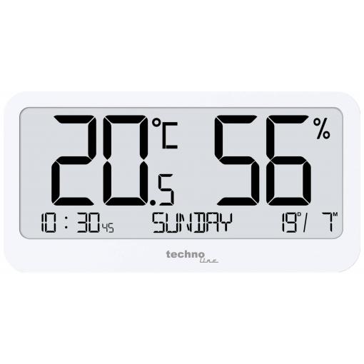 Techno Line Techno Line Thermo-Hygrometer WS9455 teploměr a vlhkoměr bílá WS9455