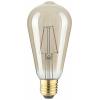 LightMe LM85057 LED E27 válcový tvar 2.5 W jantar (Ø x d) 64 mm x 140 mm 1 ks