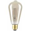 LightMe LM85058 LED E27 válcový tvar 4.5 W jantar (Ø x d) 64 mm x 140 mm 1 ks