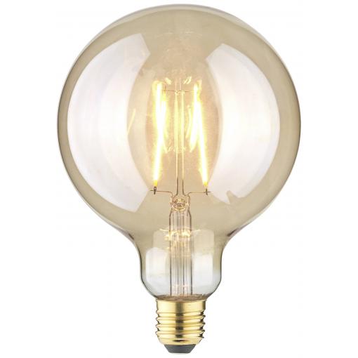LightMe LM85061 LED E27 kulatý tvar 2.5 W jantar (Ø x d) 125 mm x 178 mm 1 ks