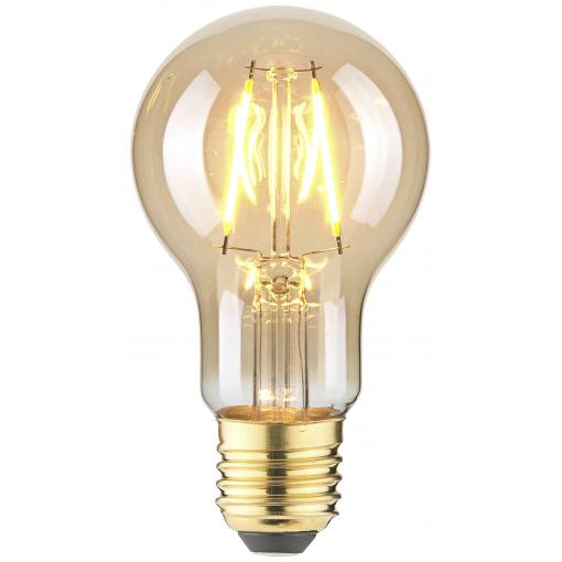 LightMe LM85055 LED E27 klasická žárovka 2.5 W jantar (Ø x d) 60 mm x 108 mm 1 ks