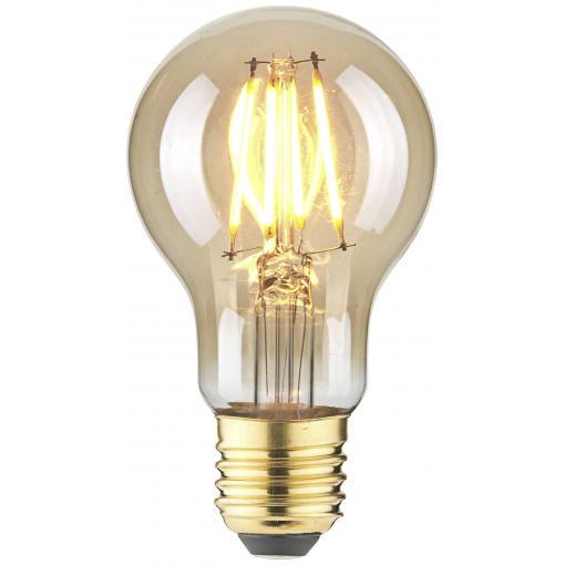 LightMe LM85056 LED E27 klasická žárovka 4.5 W jantar (Ø x d) 60 mm x 108 mm 1 ks