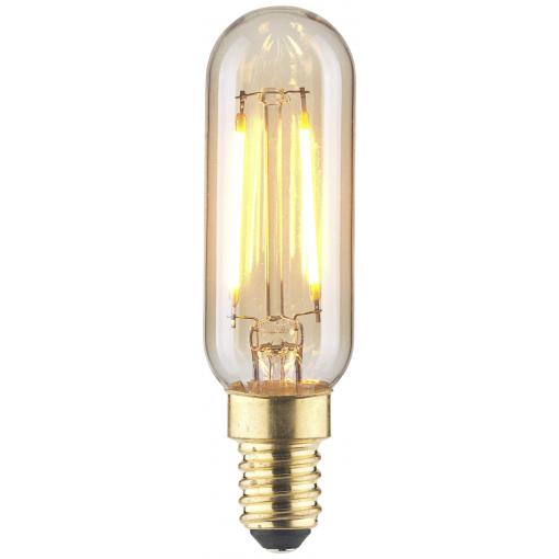 LightMe LM85050 LED E14 zářivkový tvar 2.5 W jantar (Ø x d) 25 mm x 90 mm 1 ks