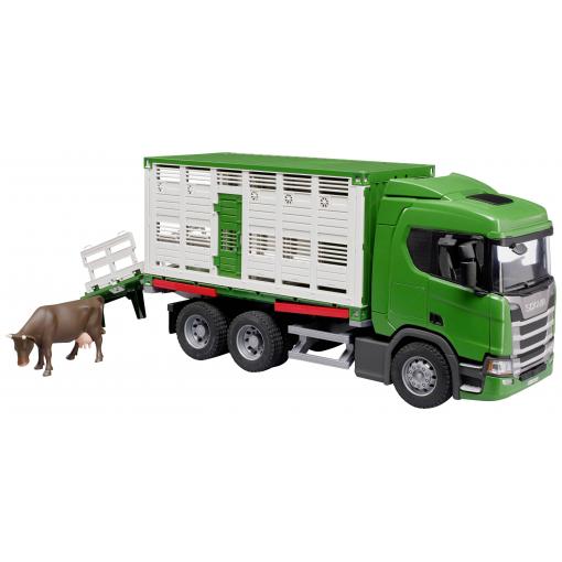 bruder Scania Přeprava zvířat Super 560R s kůrou hotový model Model užitkového vozidla