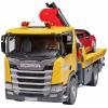 bruder Scania Super 560R vybožovací nákladní vůz s vozem Roadster hotový model Model užitkového vozidla
