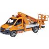 bruder Mercedes Benz Sprinter pracovní jeviště s Light a zvukovým modulem hotový model Model užitkového vozidla