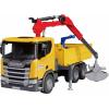 bruder Scania Stavební nákladní vůz Super 560R s jeřábem a 2 paletami hotový model Model užitkového vozidla