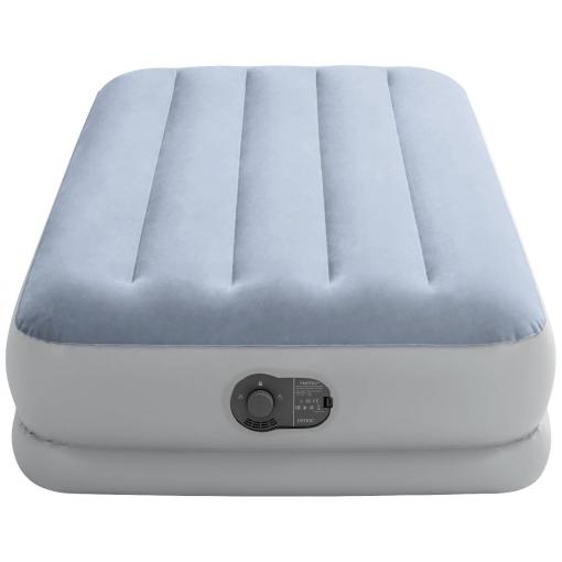 Intex 64157 TWIN DURA-BEAM COMFORT AIRBED Nafukovací postel (d x š x v) 191 x 99 x 36 cm modrošedá