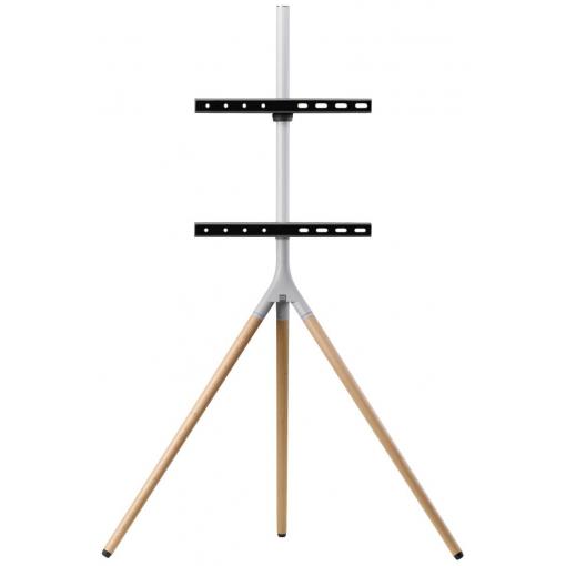 One For All 65 TV Stand Tripod Oak & Silver grey TV stojan 81,3 cm (32) - 165,1 cm (65) nakláněcí, nastavitelná výška, podlahový stojan