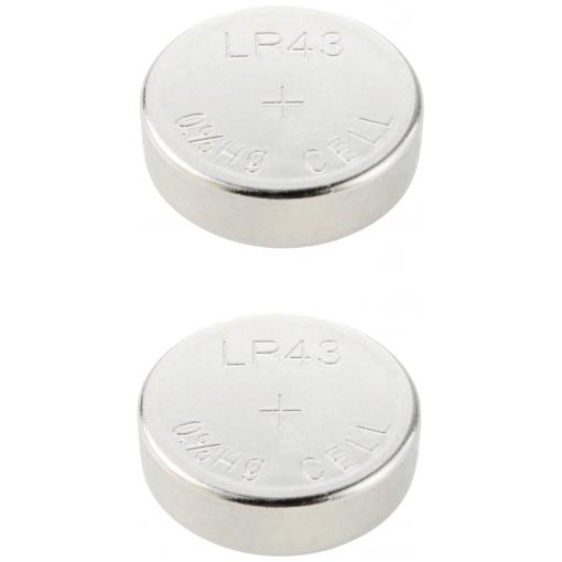 VOLTCRAFT knoflíkový článek LR 43 1.5 V 2 ks 100 mAh alkalicko-manganová AG12