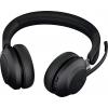 Jabra Evolve2 65 UC Headset otevřená (On Ear) Bluetooth® stereo černá Potlačení hluku regulace hlasitosti, Indikátor nabití, Vypnutí zvuku mikrofonu telefon