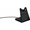 Jabra Evolve2 65 UC Headset otevřená (On Ear) Bluetooth® stereo černá Potlačení hluku regulace hlasitosti, Indikátor nabití, Vypnutí zvuku mikrofonu telefon