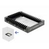 Delock 3.5″ Einbaurahmen für 2.5″ SATA Laufwerk schwarz rámeček na 2,5 pevný disk