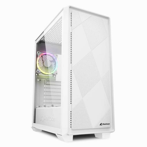 Sharkoon VS8 RGB tower PC skříň bílá