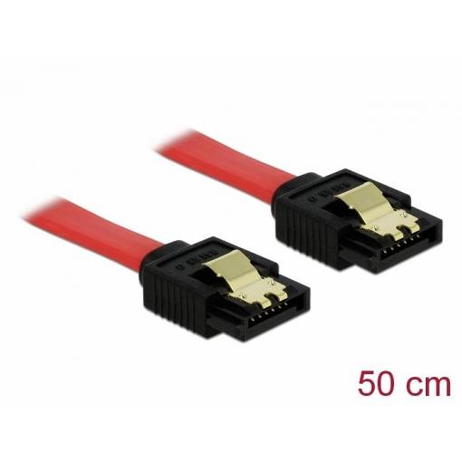 Delock pevný disk kabel 0.5 m červená