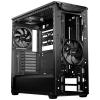 BeQuiet Shadow Base 800 Black midi tower PC skříň černá instalace pevného disku bez nářadí, integrované osvětlení, prachový filtr