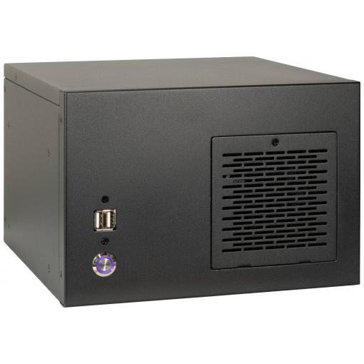 Inter-Tech S31B midi tower PC skříň černá 1 předinstalovaný ventilátor