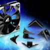 Sharkoon SilentStorm BW120 PWM PC větrák s krytem jahodová (š x v x h) 120 x 25 x 120 mm