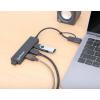 Manhattan 180863 USB Hub 4 porty USB-A USB 3.0 5 GBit/s černá 180863