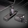 LINDY 43371 USB Hub 8 portů USB-A USB 3.0 5 GBit/s černá 43371