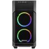 Sharkoon Sharkoon V1000 RGB - microATX - Seitenteil mit Fenster (gehärtetes Glas) micro tower PC skříň černá