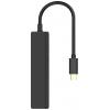 Conceptronic CTC4USB3 USB Hub 4 porty USB-A USB 3.1 Gen1 5 GBit/s s konektorem USB C černá CTC4USB3