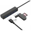 Conceptronic CTC4USB3 USB Hub 4 porty USB-A USB 3.1 Gen1 5 GBit/s s konektorem USB C černá CTC4USB3