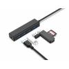 Conceptronic C4PUSB3 USB Hub 4 porty USB-A USB 3.1 Gen1 5 GBit/s černá C4PUSB3