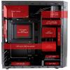 LC Power 7040B midi tower PC skříň černá boční okno
