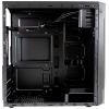 LC Power 7040B midi tower PC skříň černá boční okno