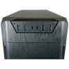 LC Power 7040B midi tower PC skříň černá boční okno